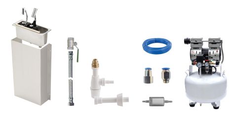 dipper drying station, druckluftschlauch, micro-inline-filter, compressor