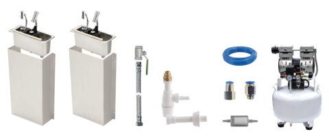 i.ScoopShower&Air Silver WATERSTOP / PRESSURESTOP 