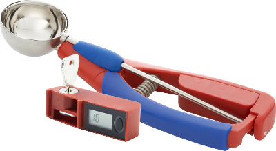 eisportionierer, kostenreduktion, mousse, rot