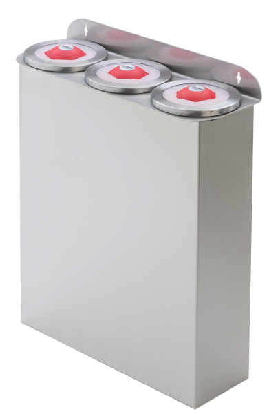 wall mount application, becherspender, s/s construction